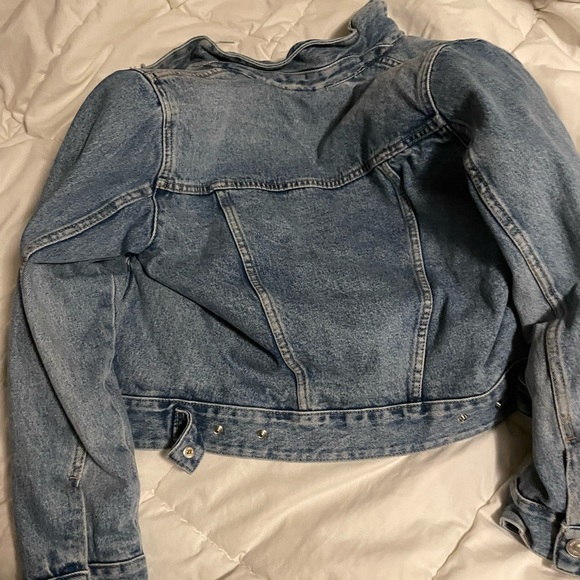 Zara lined cropped jacket - Picture 2 of 2